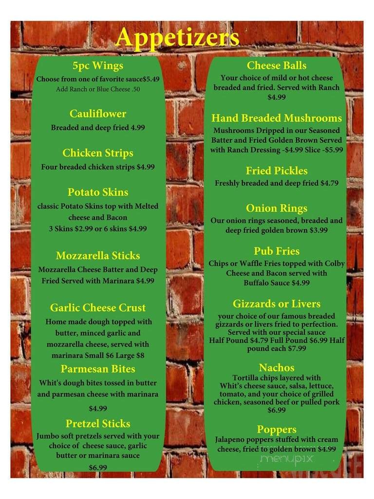Menu page 2