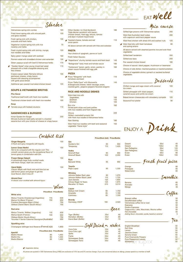 Menu page 2