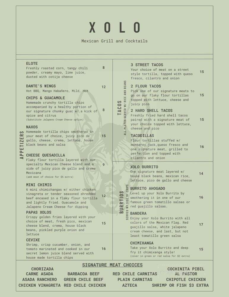 Menu page 2