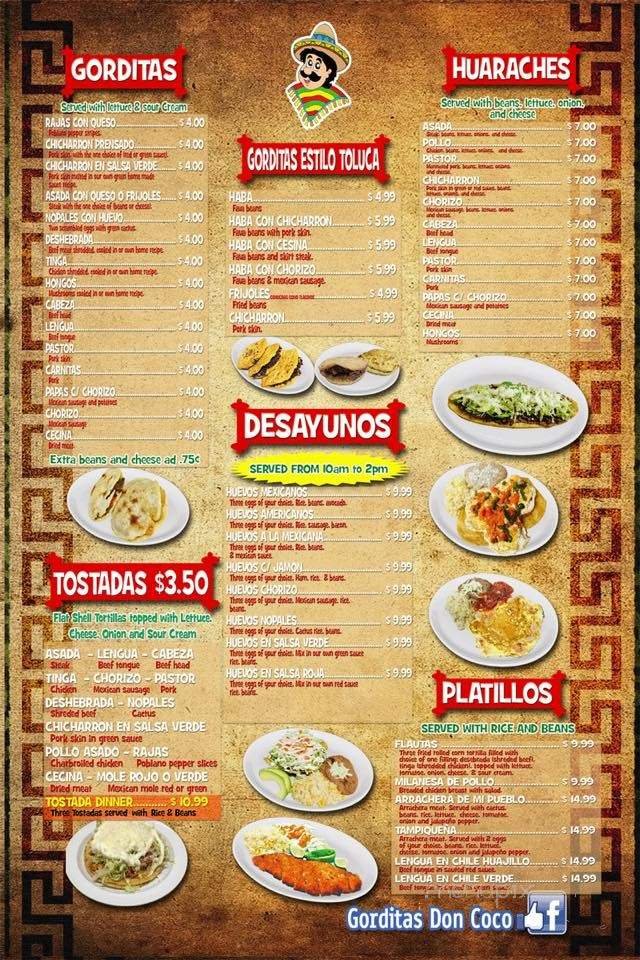 Menu page 2