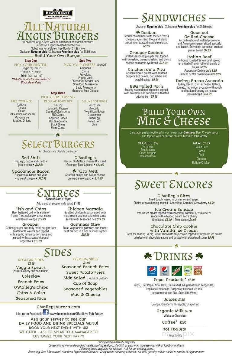 Menu page 2