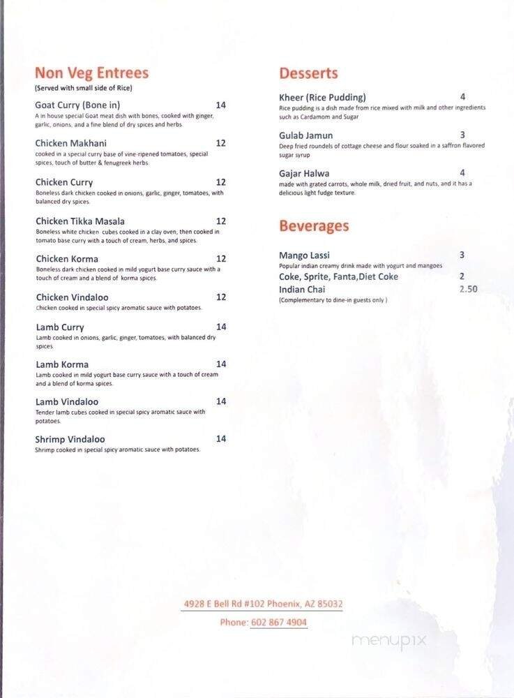 Menu page 2