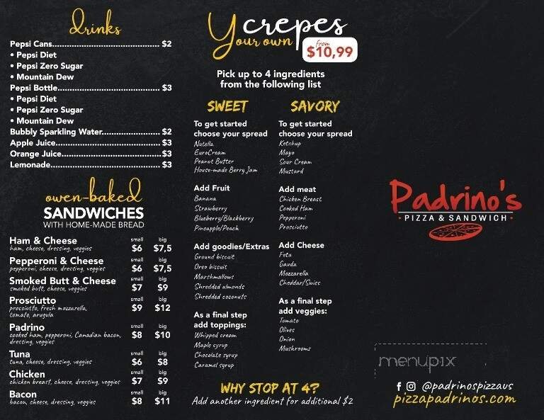Menu page 2