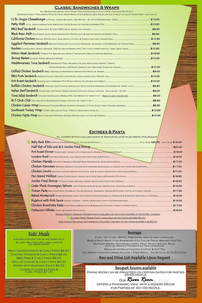 Menu page 2