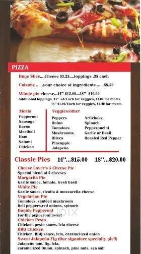 Menu page 1