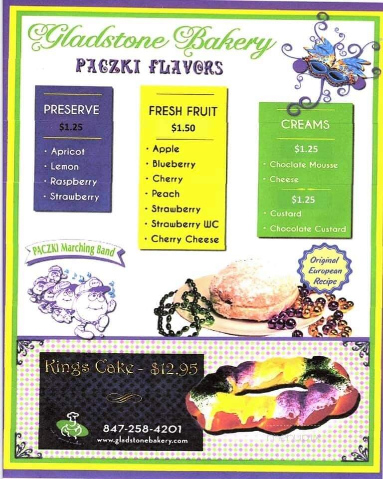 Menu page 2