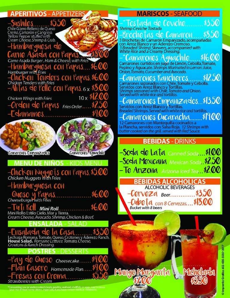 Menu page 4