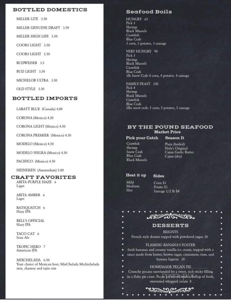 Menu page 2