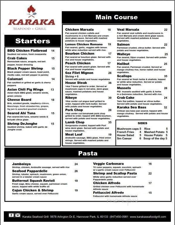 Menu page 2