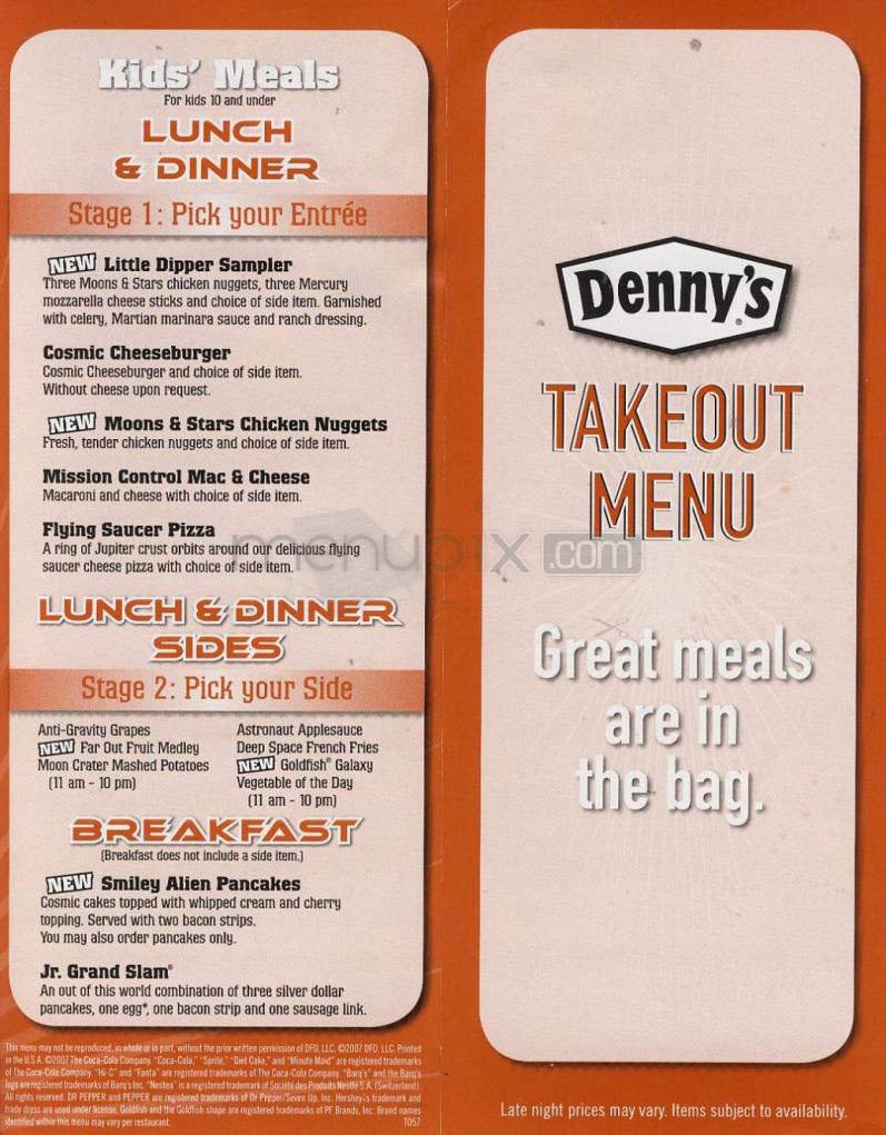 Menu page 1