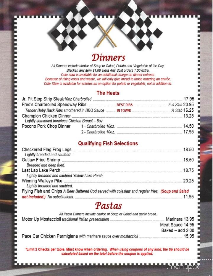 Menu page 1