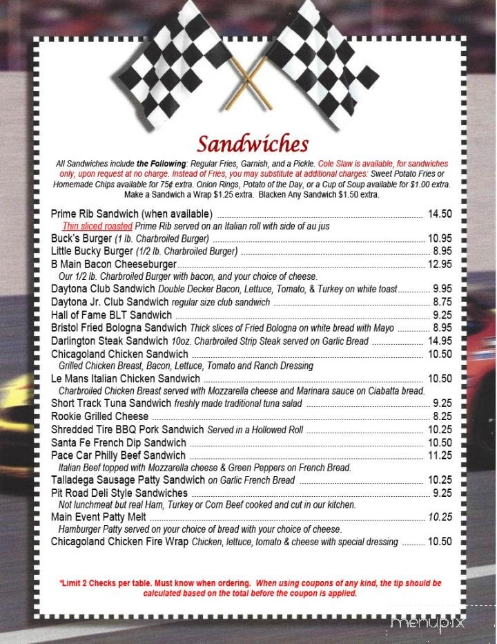 Menu page 2