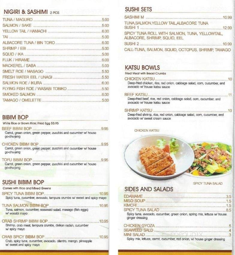 Menu page 2