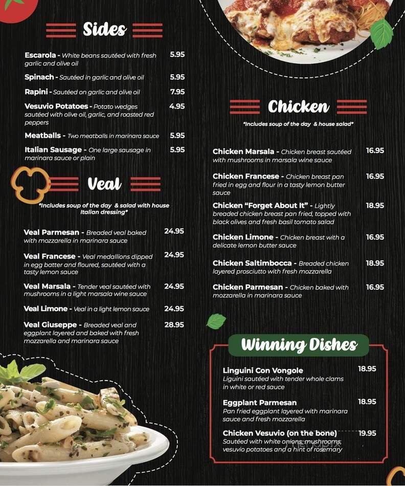 Menu page 1