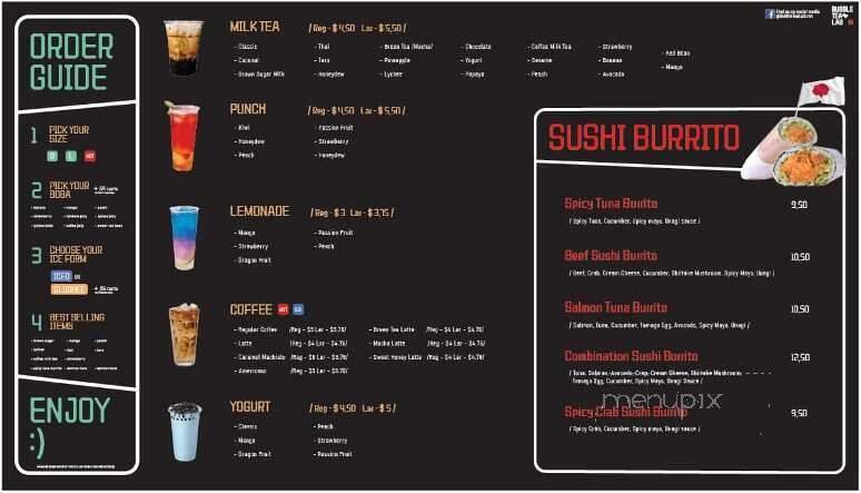 Menu page 1