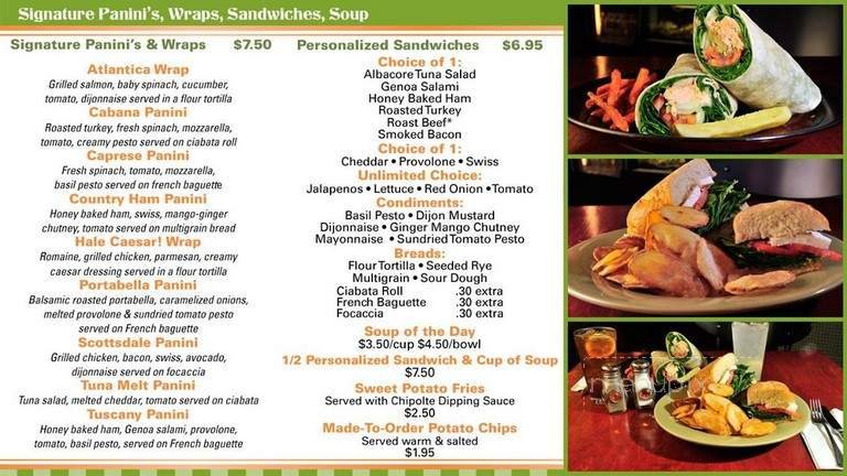 Menu page 2