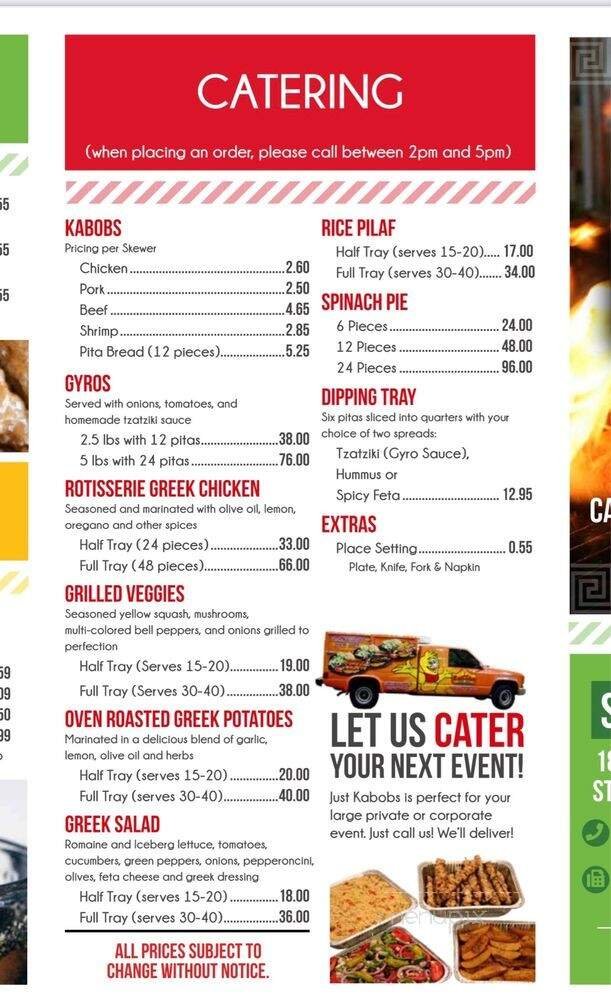 Menu page 2