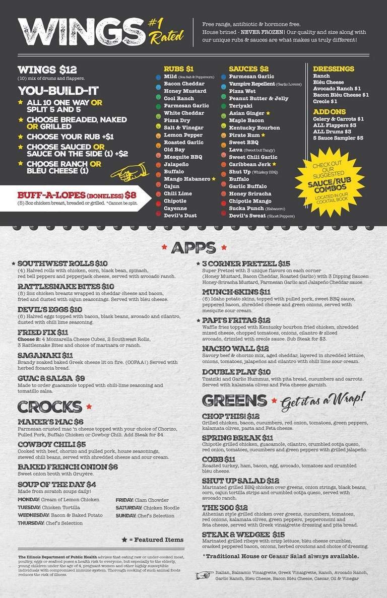 Menu page 2
