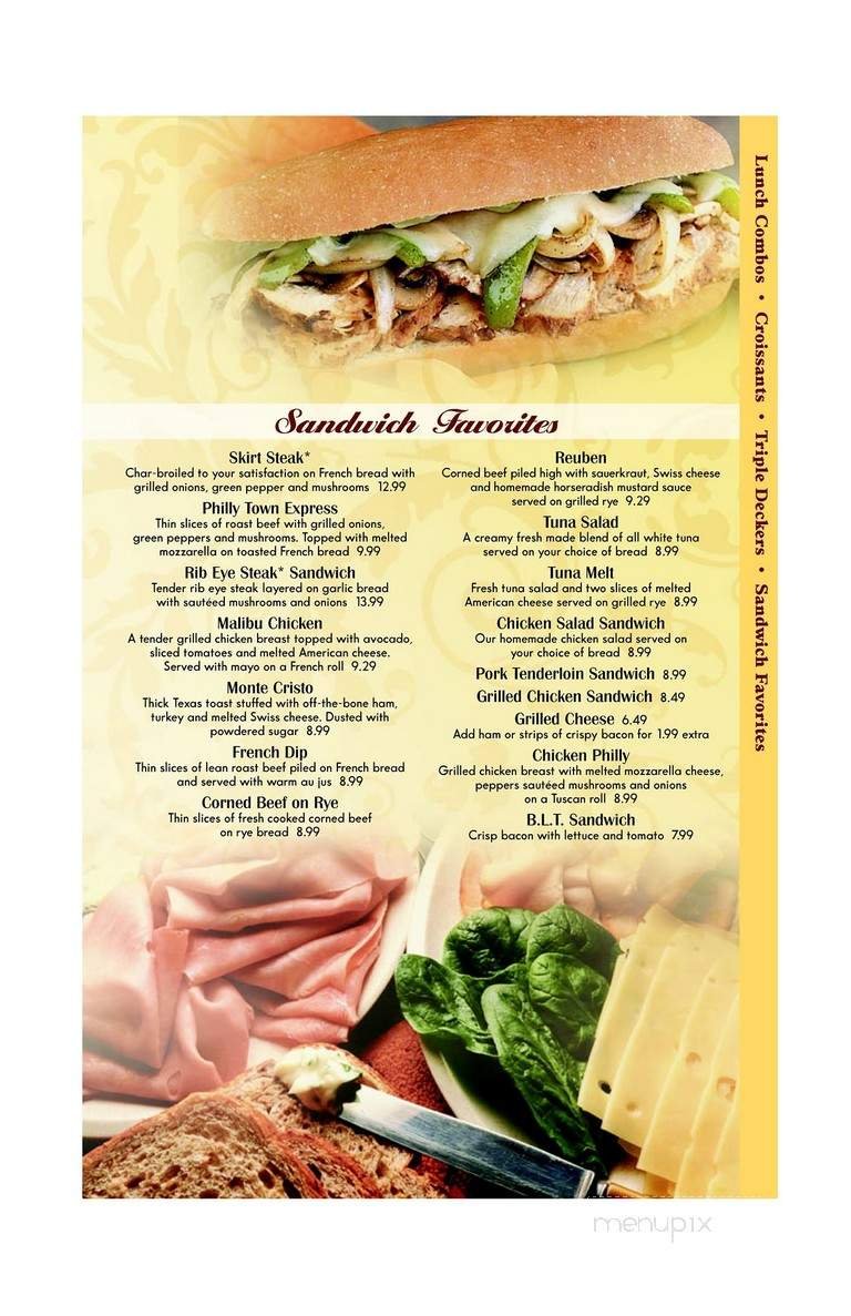 Menu page 2