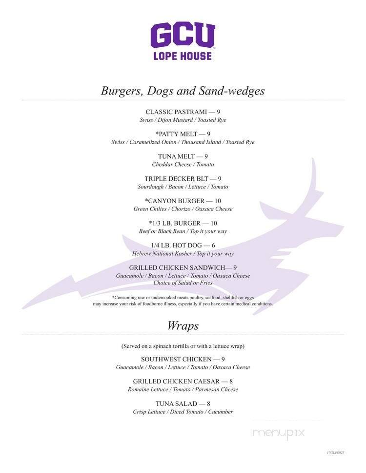 Menu page 2