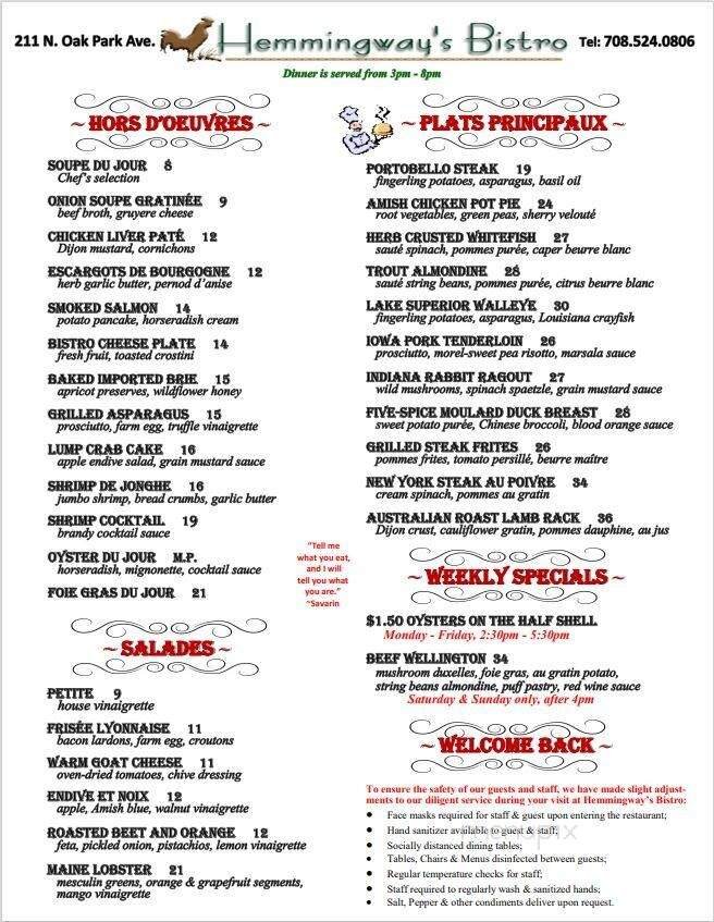 Menu page 2