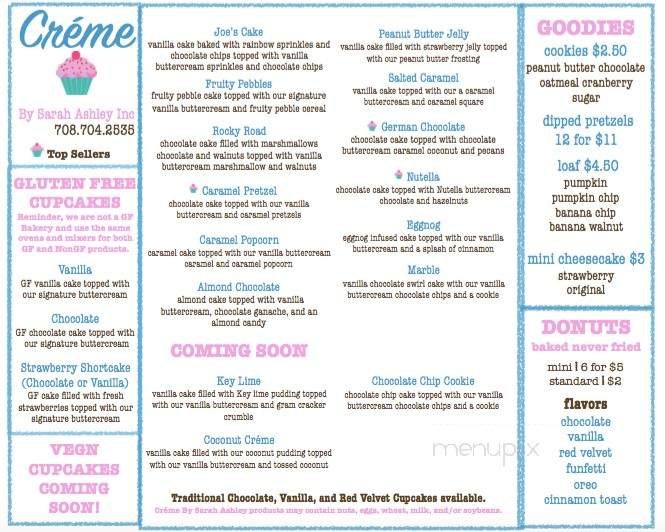 Menu page 2