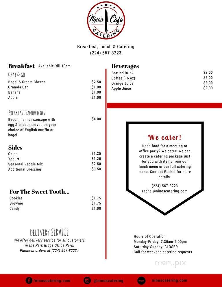 Menu page 2