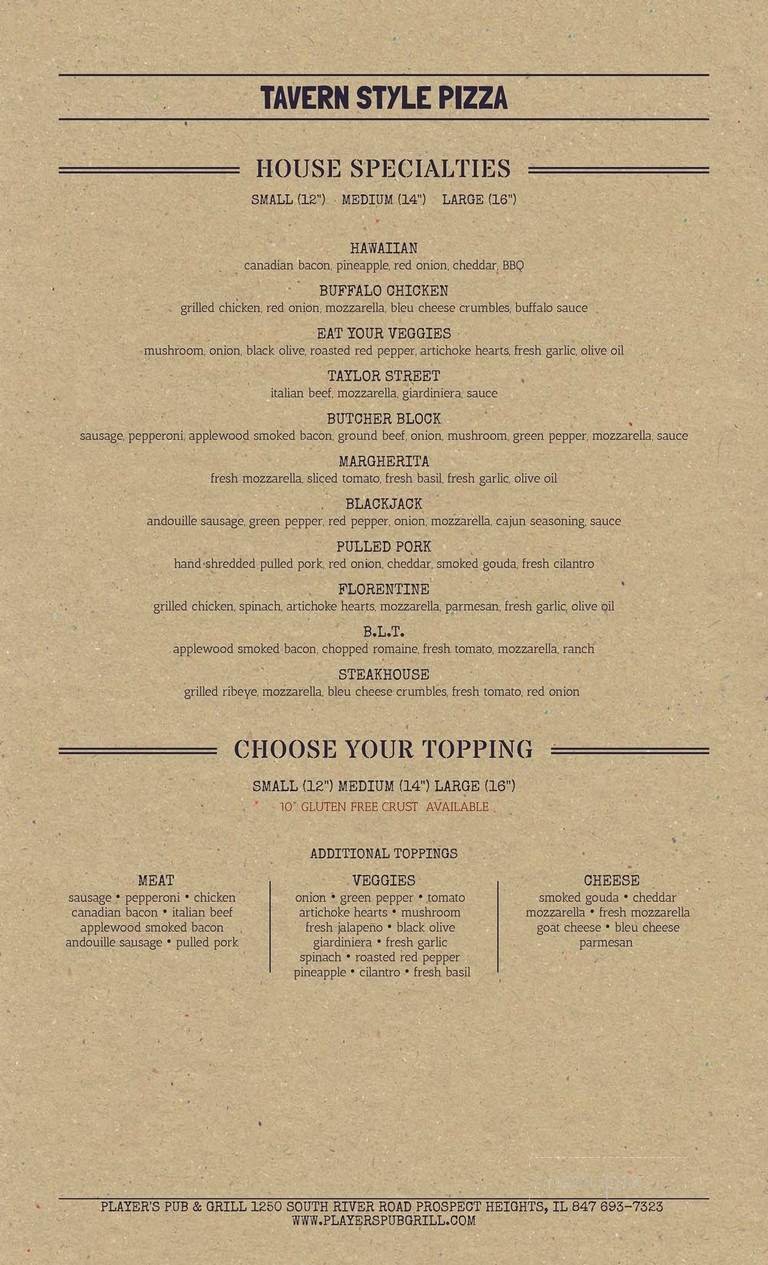 Menu page 2