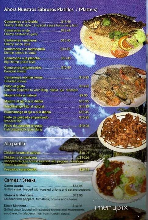 Menu page 2