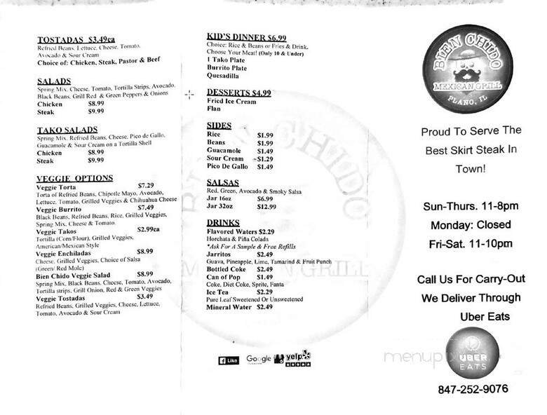 Menu page 2