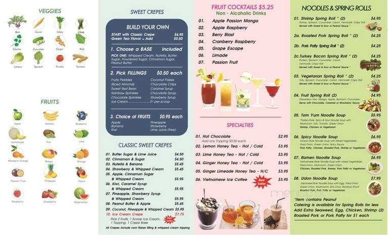 Menu page 2
