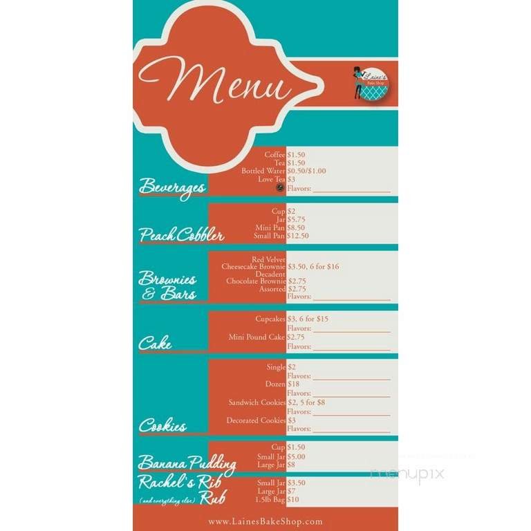 Menu page 1