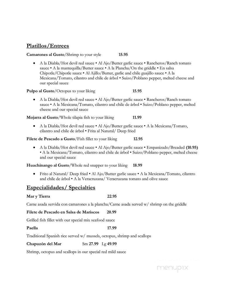 Menu page 2