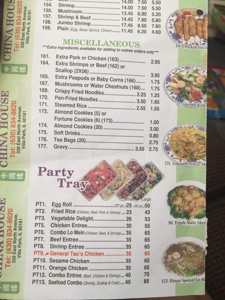 Menu page 2
