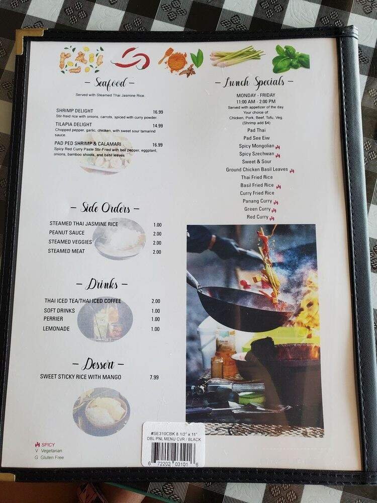 Menu page 1