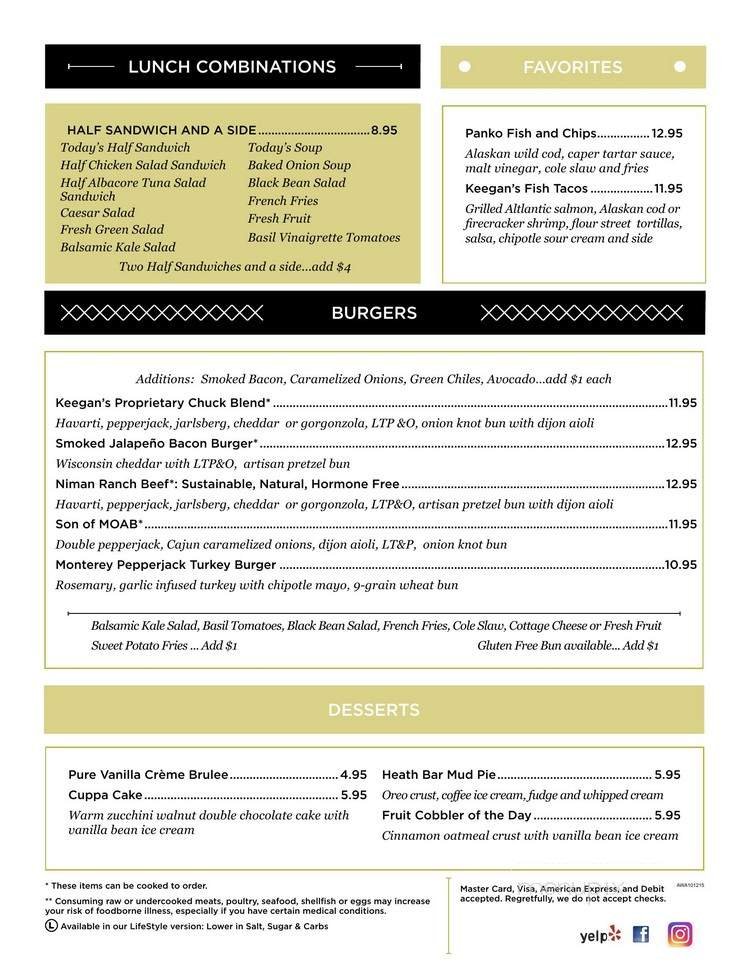 Menu page 2