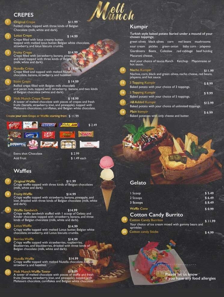 Menu page 1