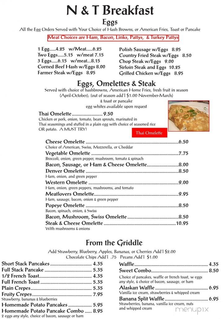 Menu page 1