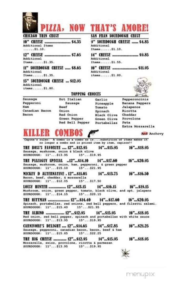 Menu page 1