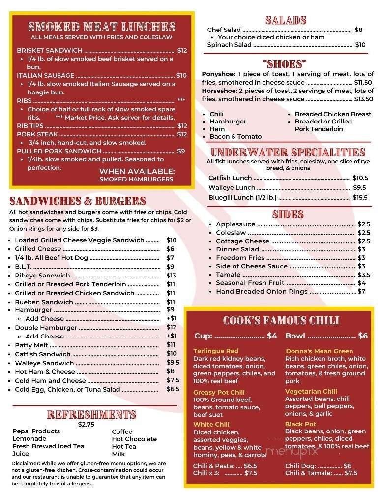 Menu page 2