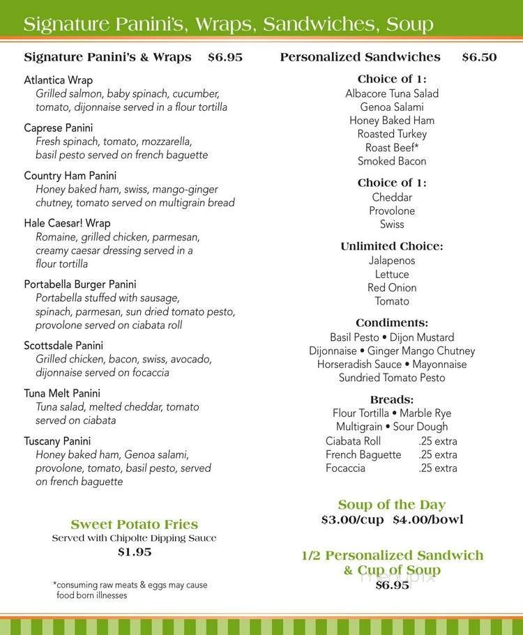 Menu page 2