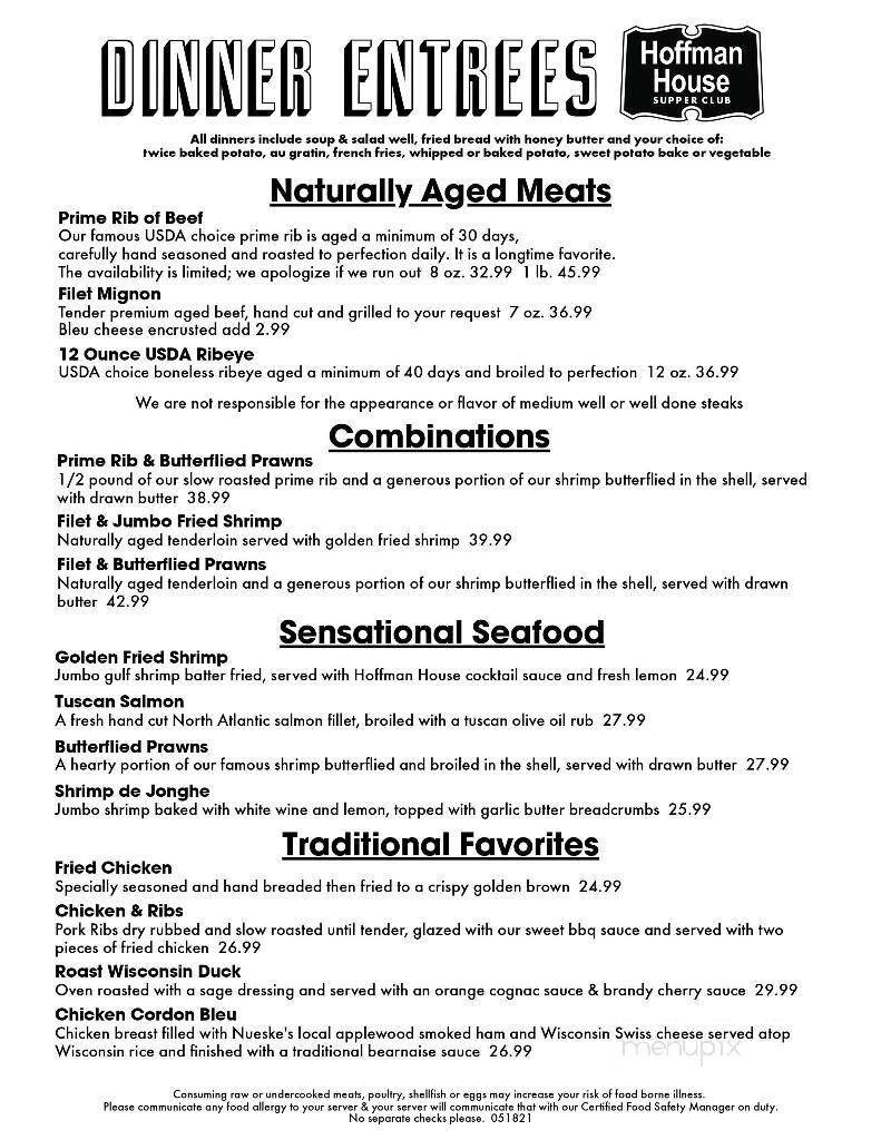 Menu page 1