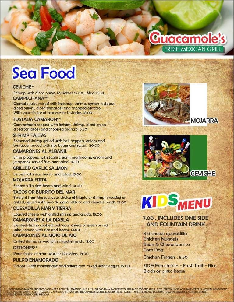 Menu page 4
