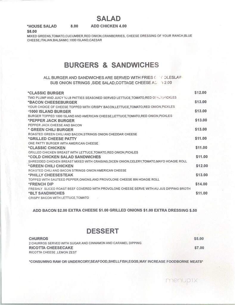 Menu page 2