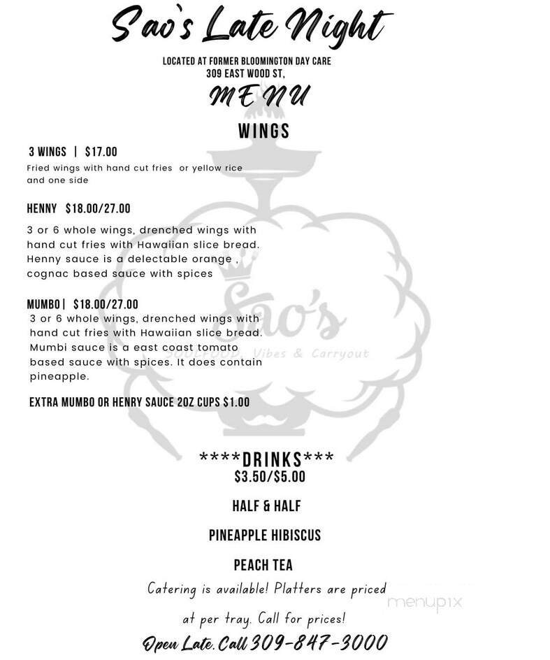 Menu page 2