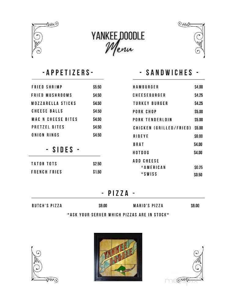 Menu page 1