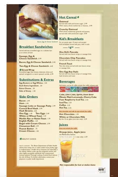 Menu page 2