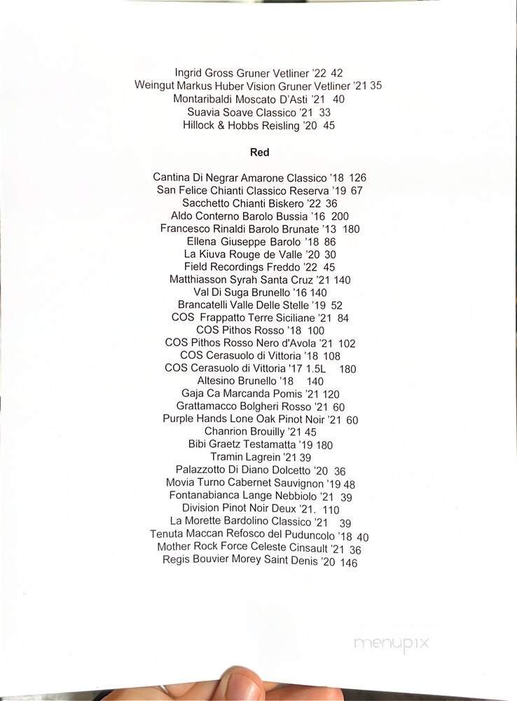 Menu page 2