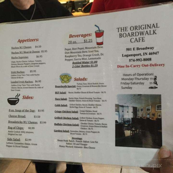 Menu page 1