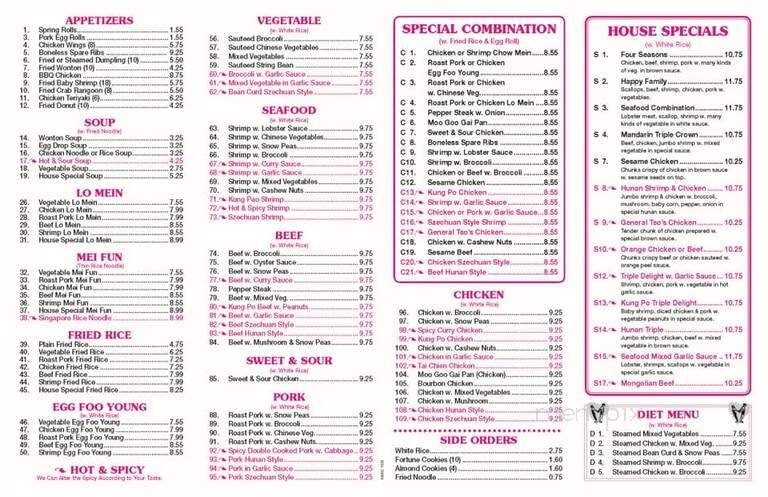 Menu page 2